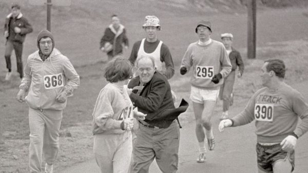 Katherine Switzer, first woman in the marathon, Boston
