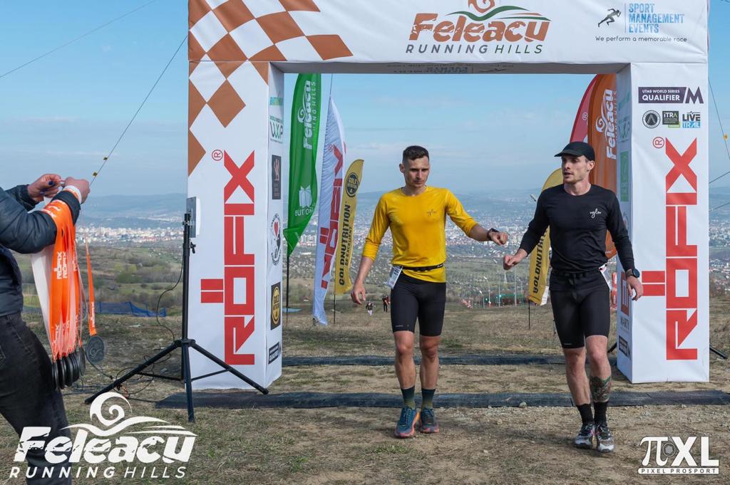 Patrik Petz Feleacu Running Hills finish